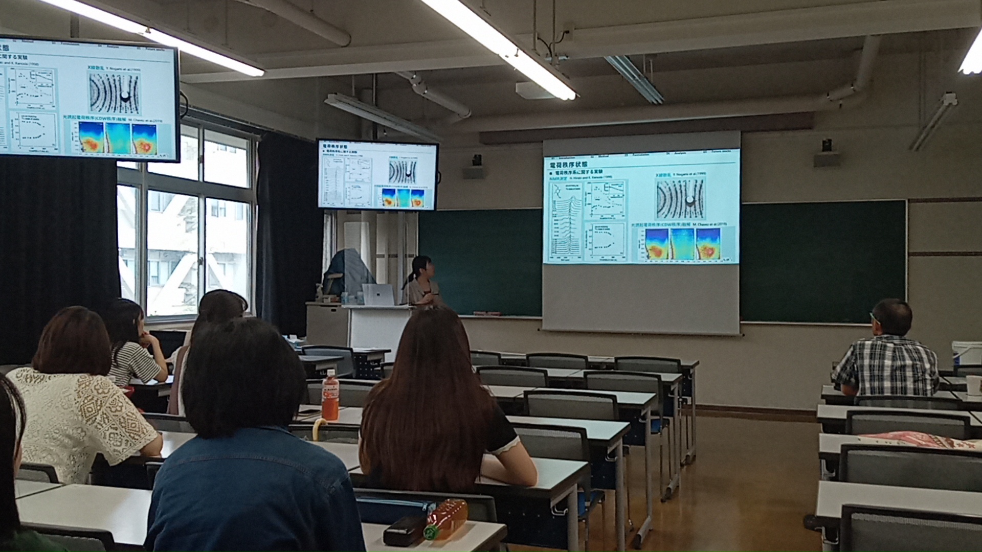 凝縮研究室の中間発表会を行いました。 – 奈良女子大学 凝縮系の物理学研究室